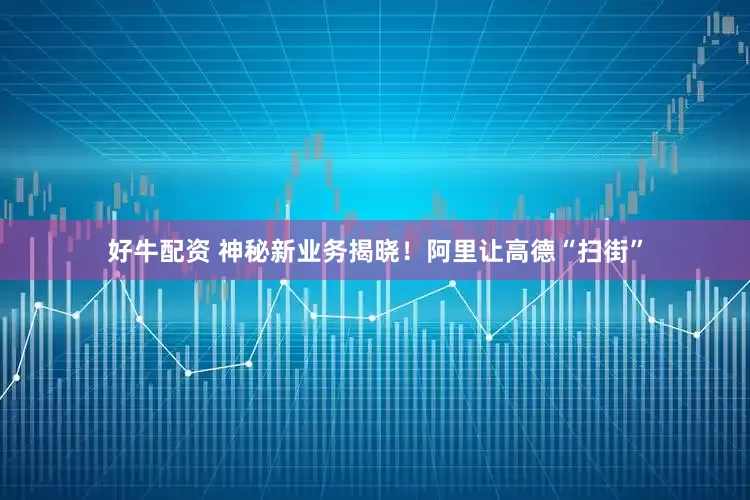 好牛配资 神秘新业务揭晓！阿里让高德“扫街”